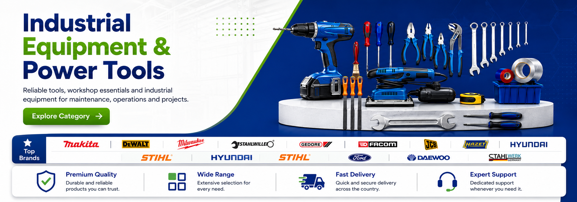 Industrial Equipment and Power Tools