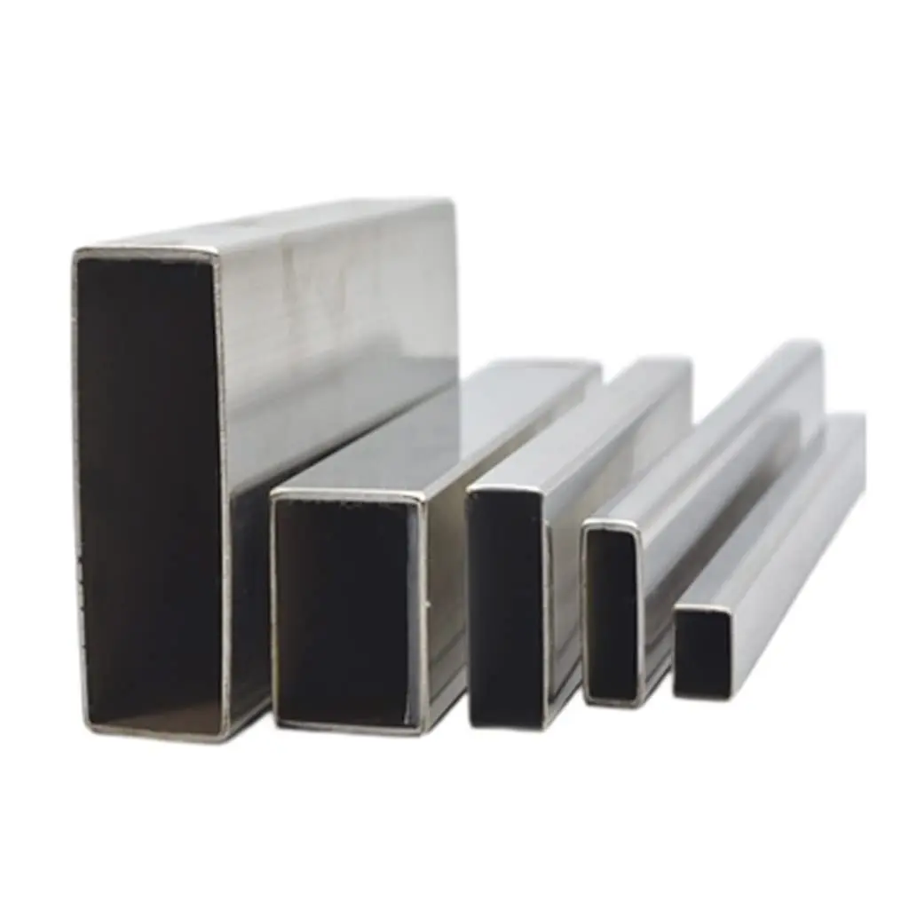 SS Tube Gr.304 Brush Finish  40x20x1.5mm