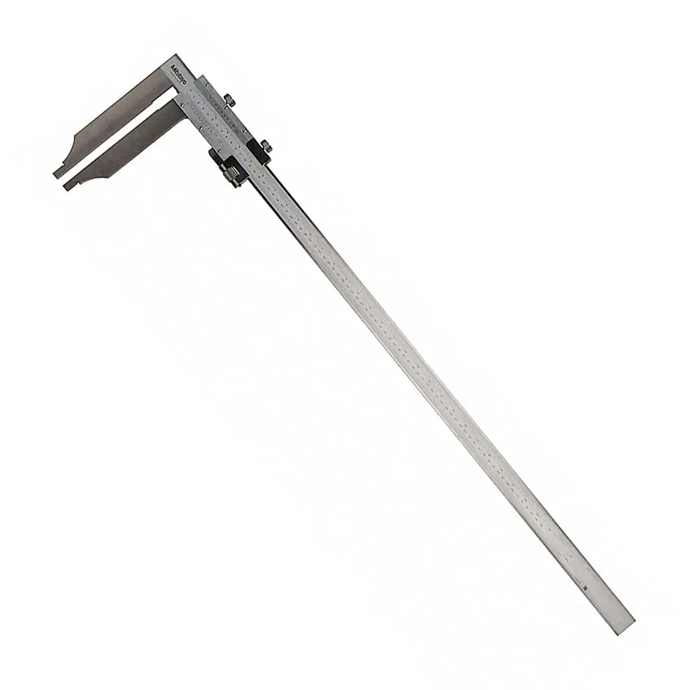 [534-107] Long Jaw Vernier Caliper with Metric/Inch Dual Scale