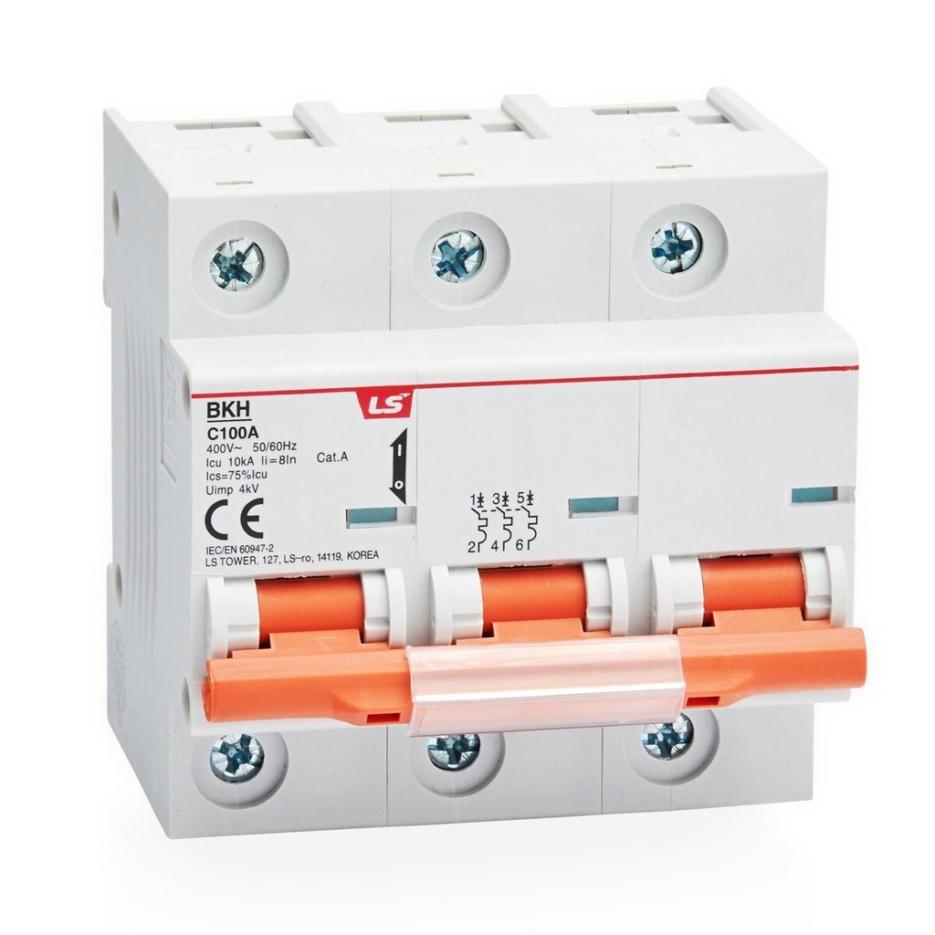 BKH MCB 100A 3P 10KA/400V C Curve
