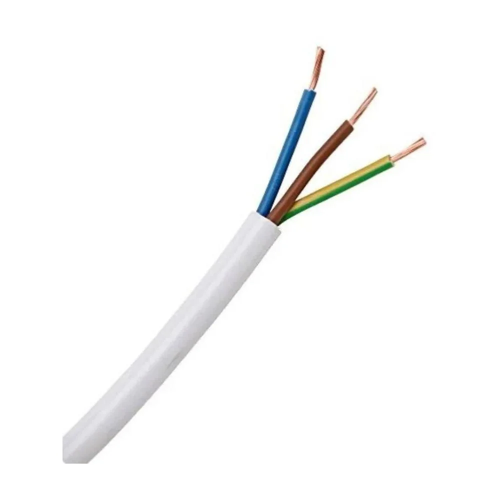 FLEXIBLE CABLE CU/PVC/PVC, WHITE - CAWABEL