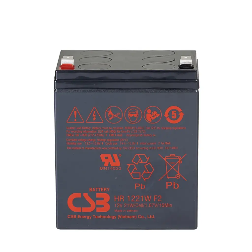 [110-40] CSB Battery 12V 5AH - Model : HR1221WF2