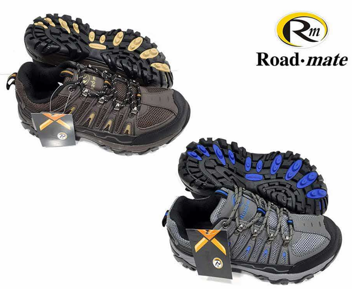 Safety Shoes Roadmate Steel Toe Brown Grey Low Ankle