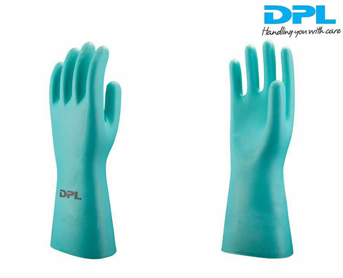 Chemical Gloves DPL Nitrile Green