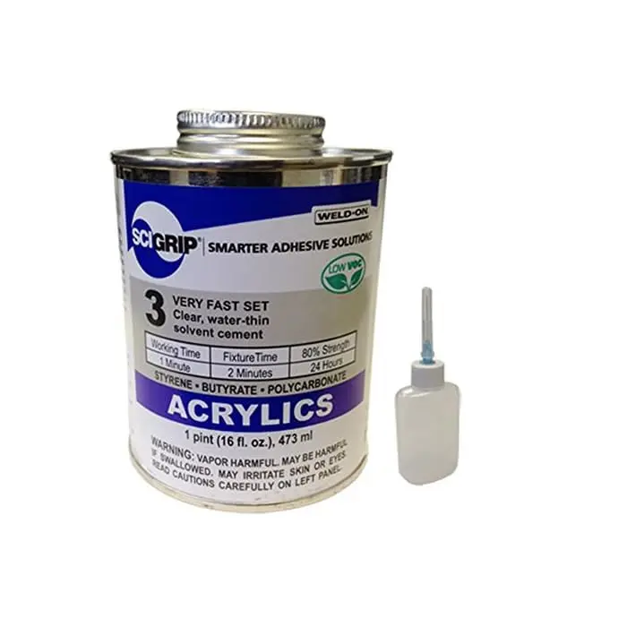 Weld-On 3 Acrylic Plastic Cement