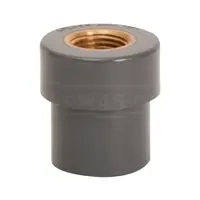 Female Coupling Brass Insert PVC SCH80