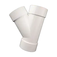 Tee 45° PVC SCH40