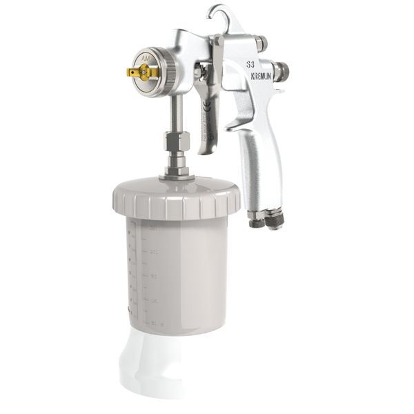 S3 A HPA Manual Airspray Spray Gun Suction