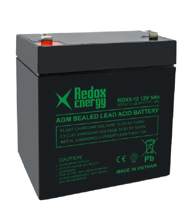 Redox Battery Power 12V – 5Ah