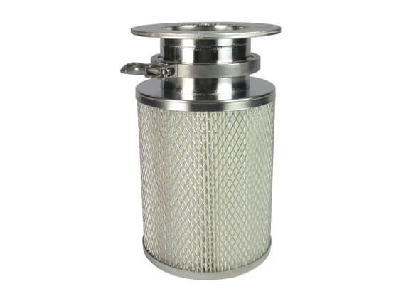 304 Flange With Clamp Dust Collect Filter Cartridge 165x264