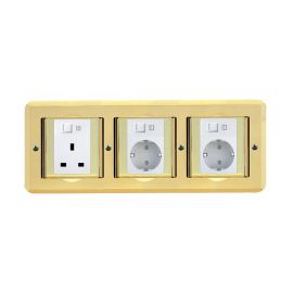 ElectroBox Open Cover 9-Port Floor Box