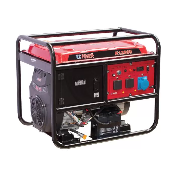 Gasoline Power Generator, 12 KW, Electric Starter, Fuel Tank Capacity 36 liters, 150Kg