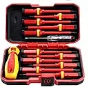 VDE Insulated Screwdriver Electrician Repair Tool Kit Magnetic Screw Driver Slot 13pcs 1000V