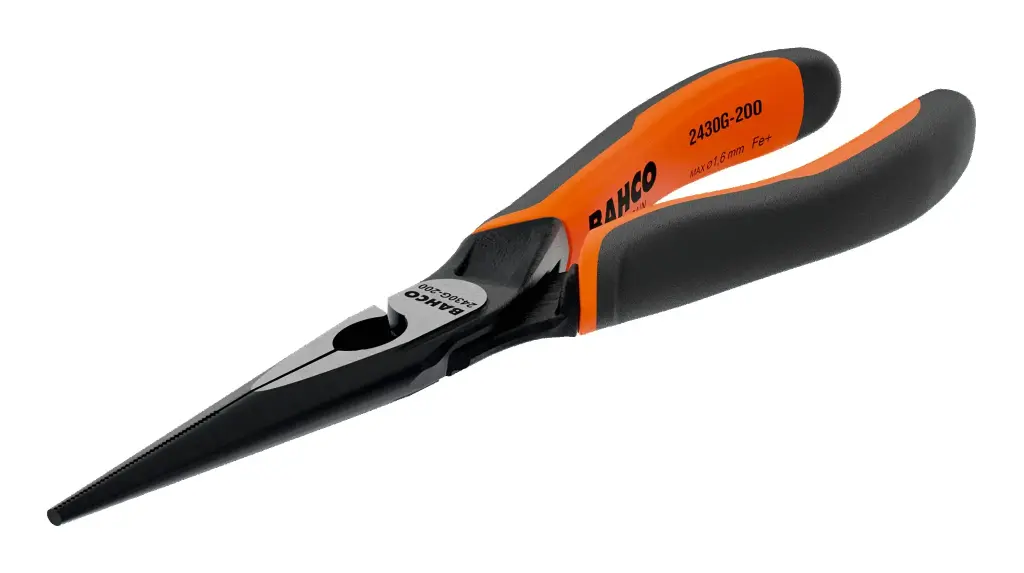 Bahco Stainless Steel Pliers Long Nose Pliers, 160 mm Overall Length