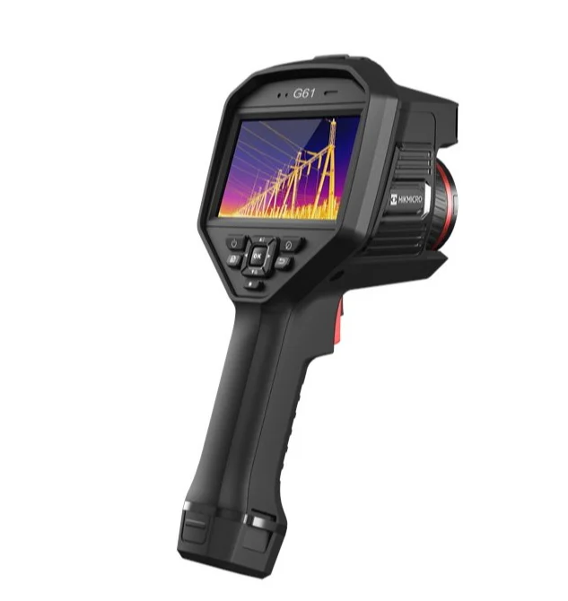 Handheld Thermal Camera Temperature Range: -20°C to 650°C Display : 800 × 480 Resolution, 4.3" LCD Touch Screen Model : G61 Make : Hikmicro