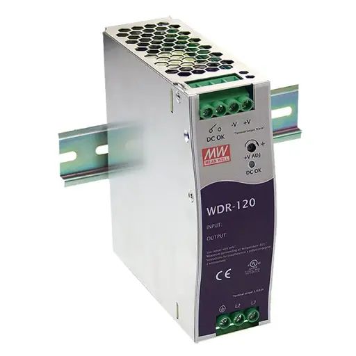 [EL-04-004] MEAN WELL WDR-120-24 Industrial DIN Rail Power Supply