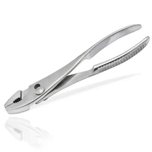 [TO-01-026] AAProTools Non-marring Stainless Steel Jaw Slip Joint Pliers 8" Screw Extraction