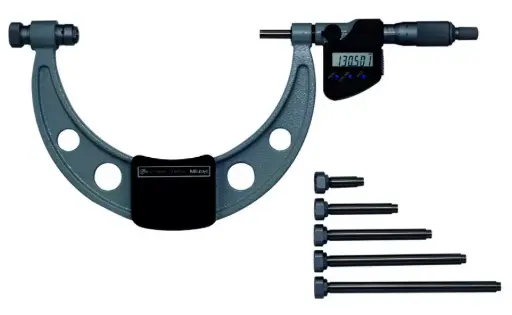 [TM-01-004] Micrometer, Outside, Range: 0 ~ 150mm, Mitutoyo Order # 340-351