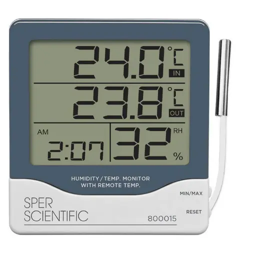 [TM-04-001] 800015-Humidity/Temperature Monitor with Remote Temperature