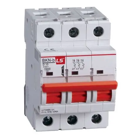 [EL-01-087] BKN-b MCB 3A 3P 10KA/400V C Curve