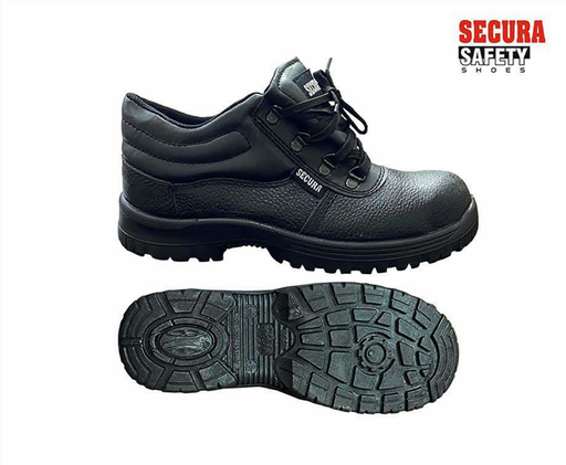 [FS-02-001] Safety Shoes Secura Mid Ankle Steel Toe Black