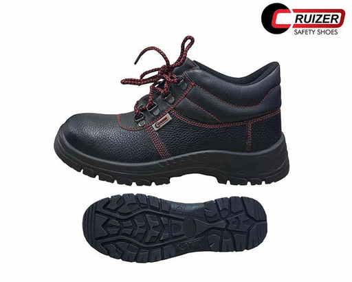 [FS-02-002] Safety Shoes Cruizer Mid Ankle Steel Toe Black