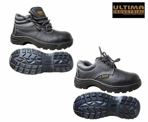 [FS-02-004] Safety Shoes Ultima Steel Toe Black