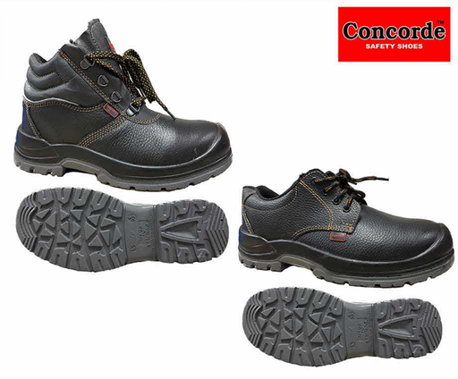 [FS-02-007] Safety Shoes Concorde Steel Toe Black