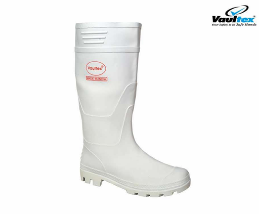 [FS-02-020] Gum Boot Armour Vaultex White PVC