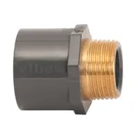 [PL-04-006] Male Adaptor Brass Insert PVC SCH80