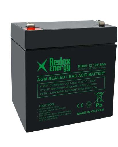[EB-01-014] Redox Battery Power 12V – 5Ah