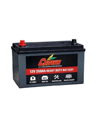 [EB-01-035] Crown 12V 250Ah Heavy Duty Battery
