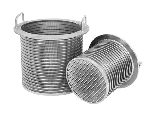 [FI-02-080] 304 Stainless Steel Wedge Wire Filter 197x195 255x245