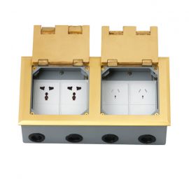 [EL-02-153] ElectroBox Open Cover 12-Port Floor Box