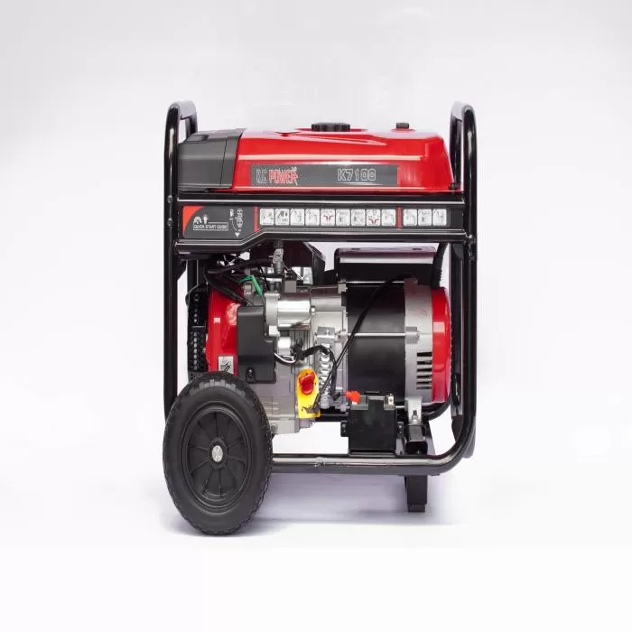 [EL-05-002] Gasoline Generator, 7 KW, 220V-60HZ, Fuel tank 28 Liter, Electric Start, With Lithium Battery, 102Kg