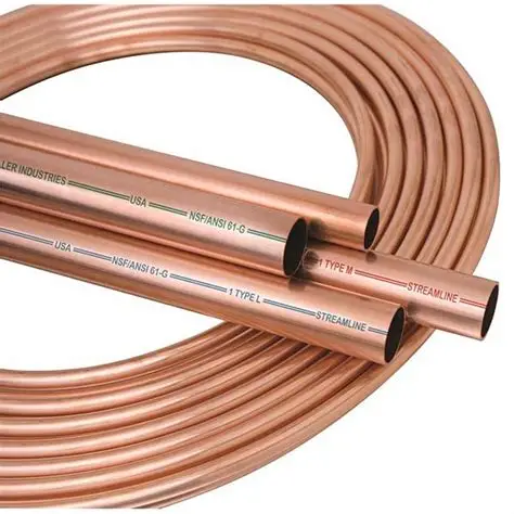 [HV-04-002] COPPER TUBE TYPE "L" 6 MT. ACC.TO B-88  LH 2.5/8 2-1/2”, 2.25MM THICKNESS COPPER PIPE*6M-L